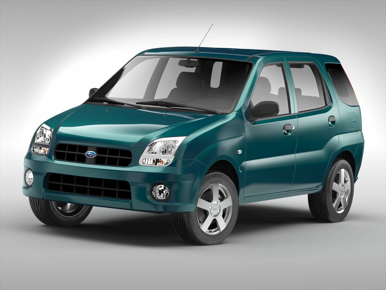 subaru g3x justy 2004 - 2007 3D Model .c4d .max .obj .3ds .fbx .stl .blend 
