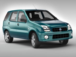 subaru g3x justy 2004 - 2007 Modello 3D