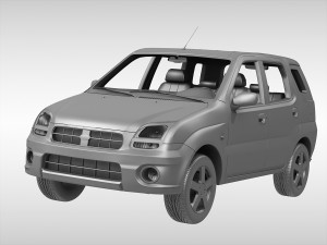subaru g3x justy 2004 - 2007 Modello 3D