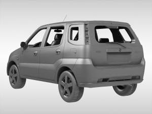 subaru g3x justy 2004 - 2007 Modello 3D