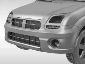 subaru g3x justy 2004 - 2007 Modello 3D