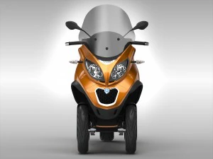 Piaggio MP3 Scooter 2016 3D Model