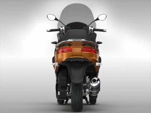Piaggio MP3 Scooter 2016 3D Model