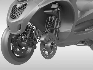 Piaggio MP3 Scooter 2016 3D Model
