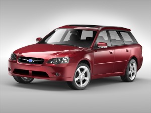 subaru legacy wagon 2003 - 2009 Model 3D