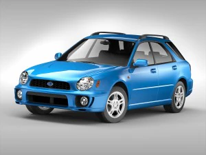 subaru impreza vagon 2000 - 2007 3D Model