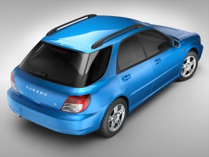 subaru impreza wagon 2000 - 2007 3D Model
