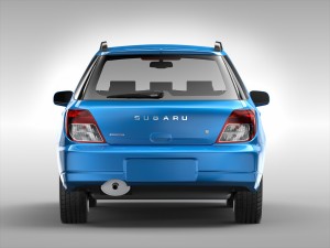 subaru impreza wagon 2000 - 2007 3D Model