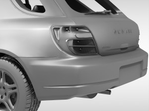 subaru impreza wagon 2000 - 2007 3D Model