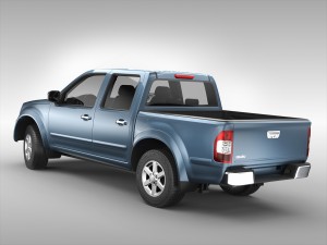 isuzu d-max crew cab 2004 - 2011 Modèle 3D
