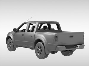 isuzu d-max crew cab 2004 - 2011 Modèle 3D