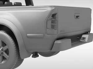 isuzu d-max crew cab 2004 - 2011 3D Model