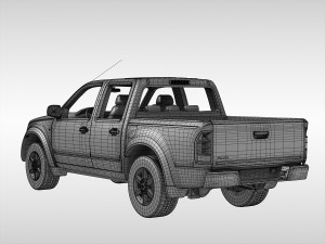 isuzu d-max crew cab 2004 - 2011 Modèle 3D