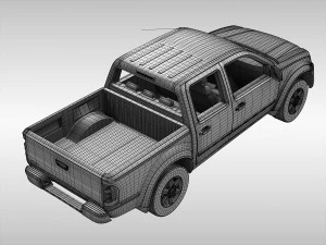 isuzu d-max crew cab 2004 - 2011 3D Model
