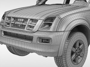 isuzu d-max crew cab 2004 - 2011 Modèle 3D