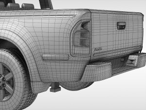 isuzu d-max crew cab 2004 - 2011 Modèle 3D