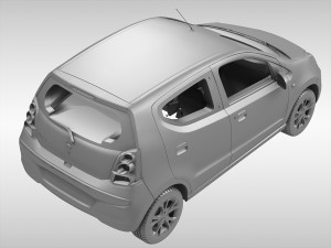 nissan pixo 2009 Model 3D