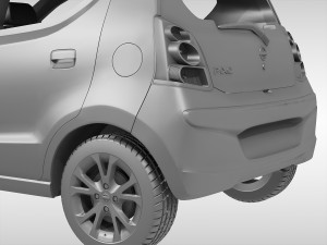 nissan pixo 2009 Model 3D