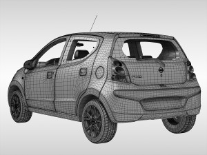 nissan pixo 2009 Model 3D