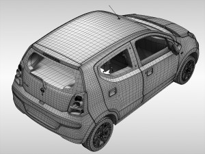 nissan pixo 2009 Model 3D