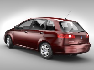 fiat croma 2005 - 2007 3D Модель