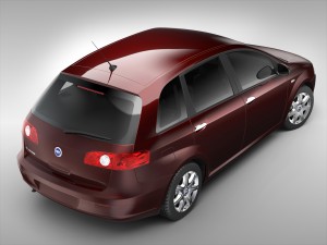 fiat croma 2005 - 2007 3D Модель