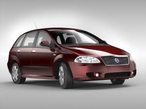 fiat croma 2005 - 2007 3D Модель