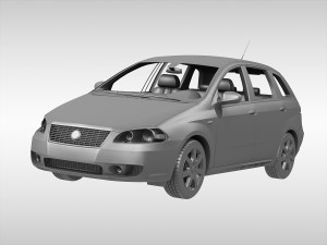 fiat croma 2005 - 2007 3D Модель