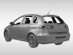 fiat croma 2005 - 2007 3D Модель