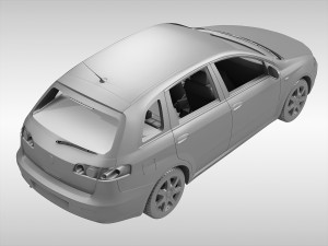 fiat croma 2005 - 2007 3D Модель