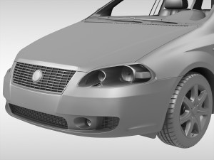 fiat croma 2005 - 2007 3D Модель