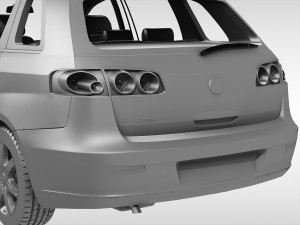 fiat croma 2005 - 2007 3D Модель