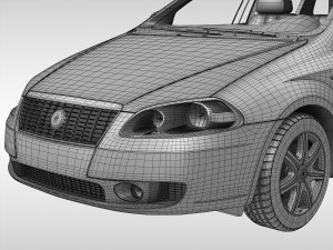 fiat croma 2005 - 2007 3D Модель