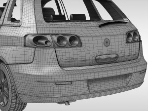 fiat croma 2005 - 2007 3D Модель