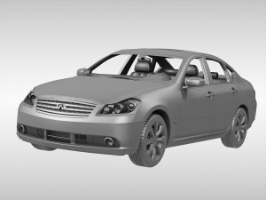 infiniti m35 2005 - 2007 3D Модель
