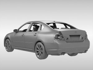 infiniti m35 2005 - 2007 3D Модель