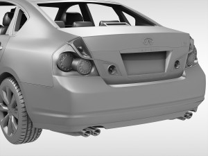 infiniti m35 2005 - 2007 3D Модель