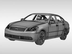 infiniti m35 2005 - 2007 3D Модель