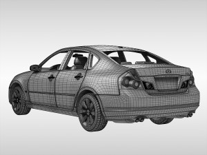 infiniti m35 2005 - 2007 3D Модель