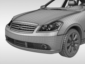 infiniti m35 2005 - 2007 3D Модель