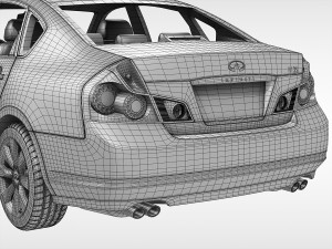 infiniti m35 2005 - 2007 3D Модель