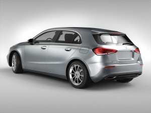 mercedes benz a class 2019 3D मॉडल