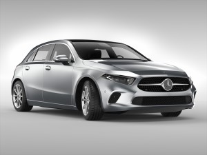 mercedes benz a class 2019 3D मॉडल
