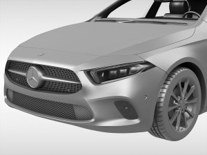 mercedes benz a class 2019 3D मॉडल