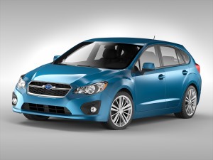 subaru impreza sport 2011 - 2015 3D Model