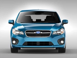 subaru impreza esporte 2011 - 2015 Modelo 3D