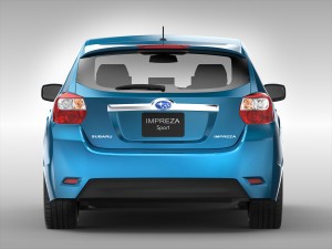 subaru impreza sport 2011 - 2015 Model 3D