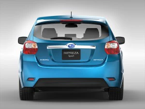 subaru impreza esporte 2011 - 2015 Modelo 3D