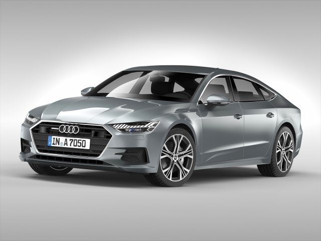 audi a7 sportback 2018 Modello 3D .c4d .max .obj .3ds .fbx .stl .blend 