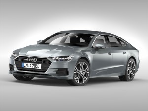 audi a7 sportback 2018 Model 3D